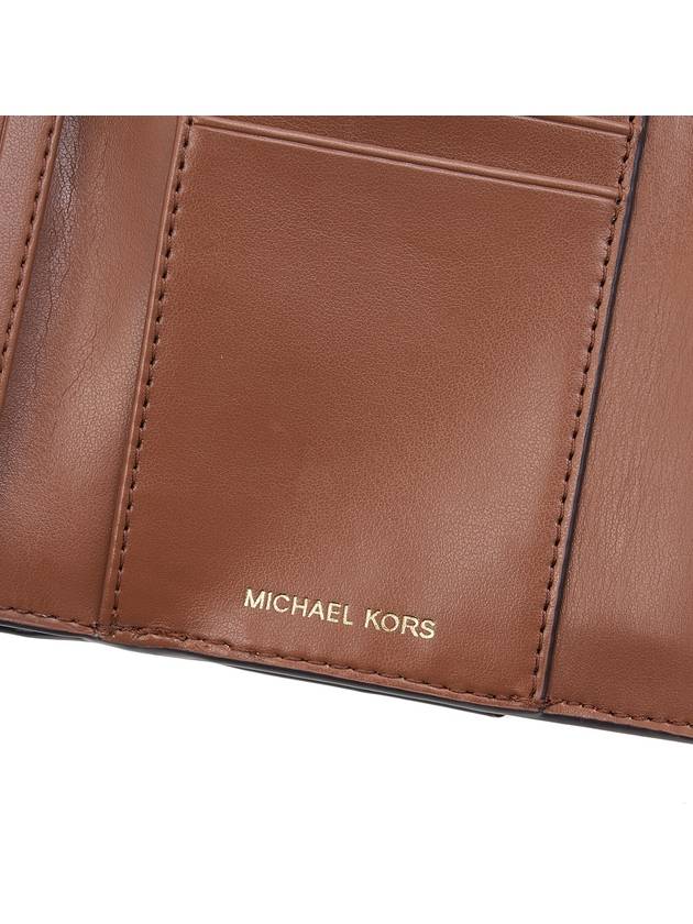 Jet Set Two-Tone Signature Logo Tri-Fold Half Wallet - MICHAEL KORS - BALAAN 9