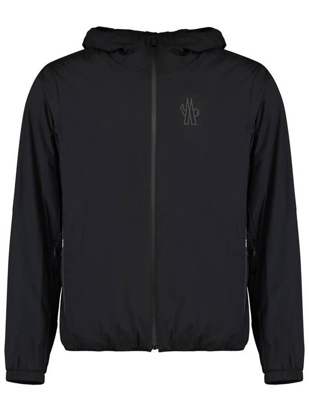 Men's Bissen Zip-Up Hoodie Black - MONCLER - BALAAN 2