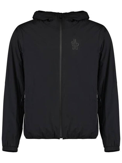 Men's Bissen Zip-Up Hoodie Black - MONCLER - BALAAN 2