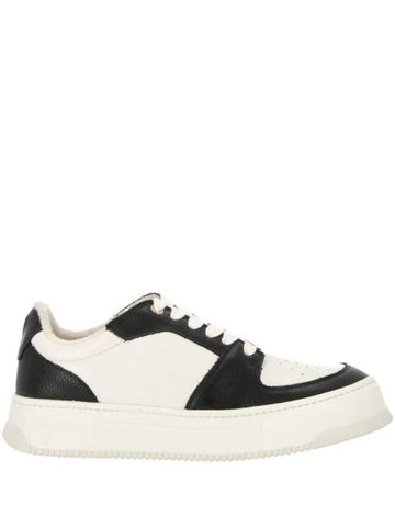 New Lace-Up Arcade Low-Top Sneakers Black White - AMI - BALAAN 1