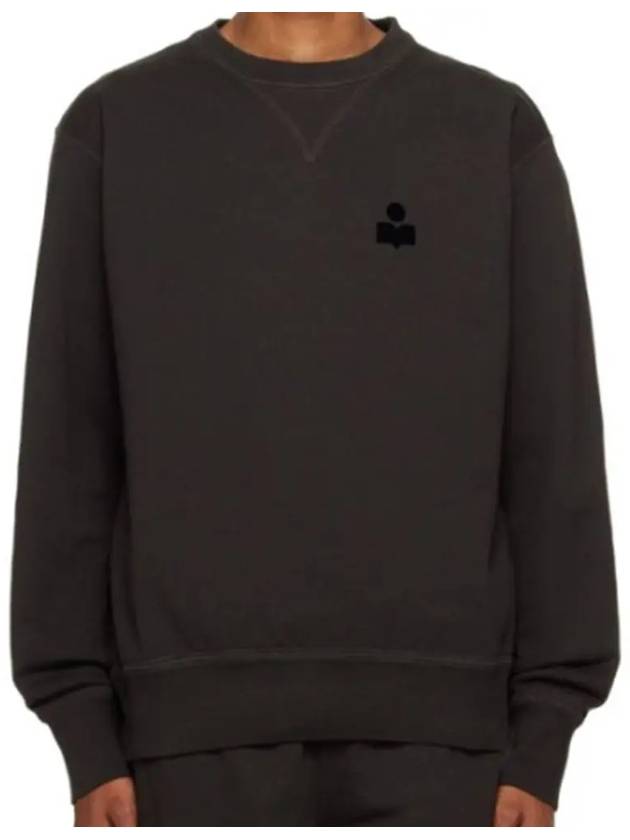 Mike Logo Cotton Sweatshirt Faded Black - ISABEL MARANT - BALAAN 2