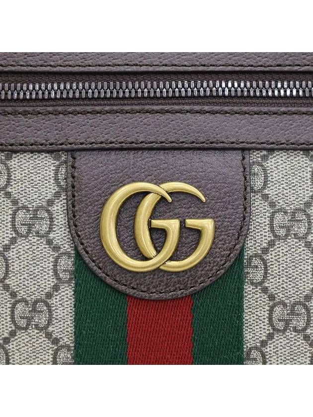 Men's Ophidia GG Small Messenger Bag Beige Ebony - GUCCI - BALAAN 4