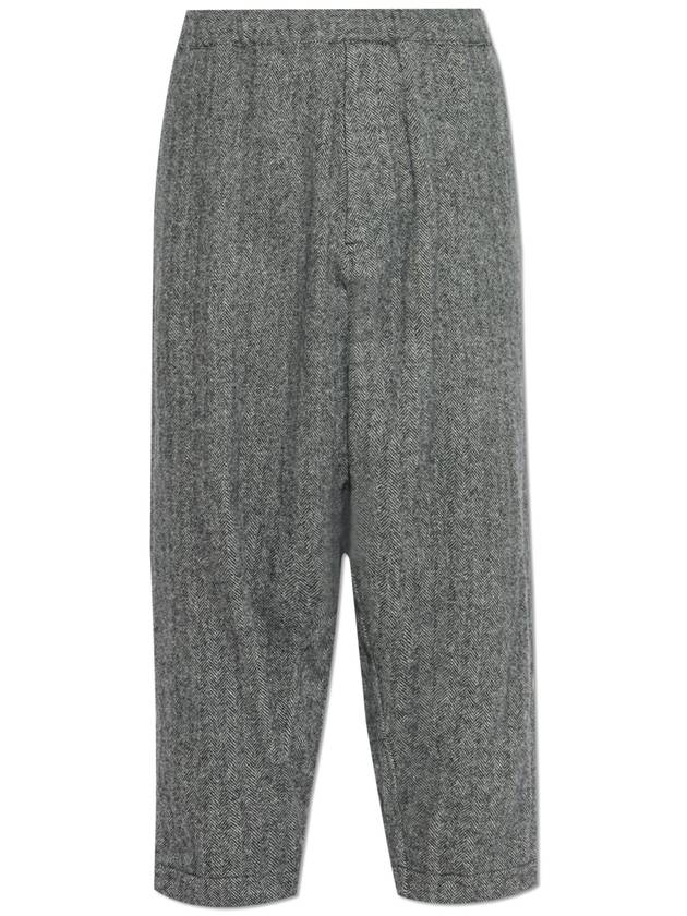 Comme Des Garçons Black Wool Trousers, Unisex, Grey - COMME DES GARCONS - BALAAN 1