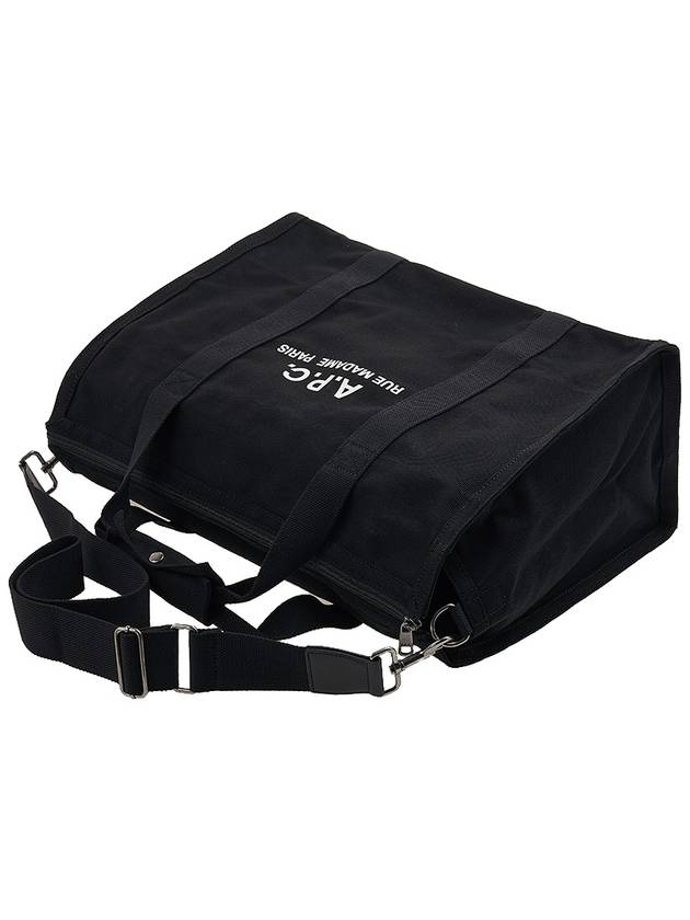 Recuperation Gym Cotton Tote Bag Black - A.P.C. - BALAAN 5