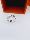 Chandal Ring Silver H109507 - HERMES - BALAAN 6