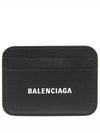 Cash Logo 2 Fold Card Wallet Black - BALENCIAGA - BALAAN 2