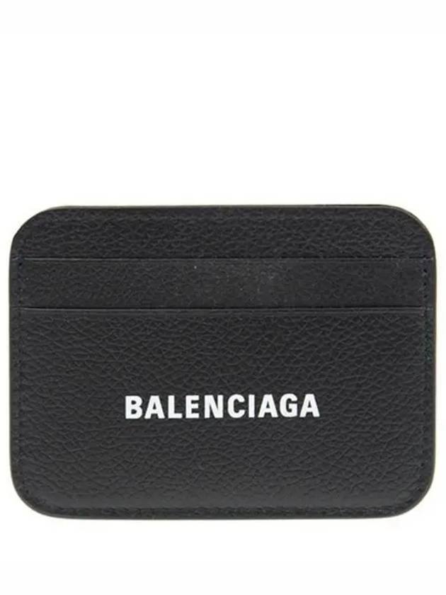 Cash Logo 2 Fold Card Wallet Black - BALENCIAGA - BALAAN 2