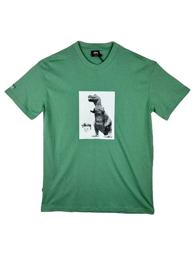 Big Mitty Short Sleeve T-Shirt Tee Green - STUSSY - BALAAN 1