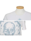 Cotton Skull Fish Short Sleeve T-Shirt White - ALEXANDER MCQUEEN - BALAAN 5