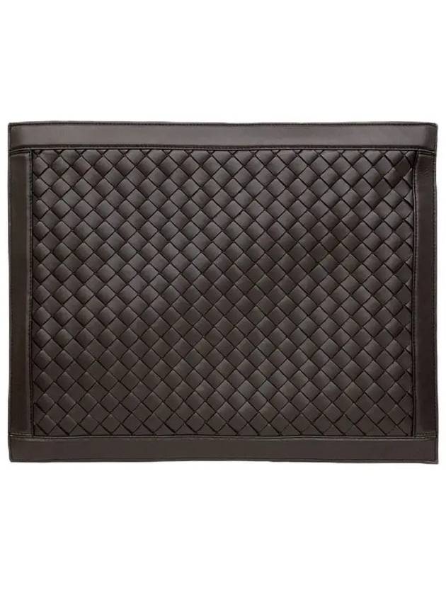 Intrecciato Weave Clutch Bag Brown - BOTTEGA VENETA - BALAAN.