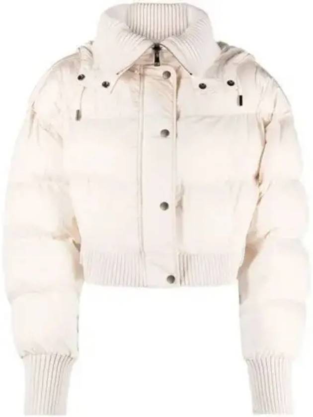 La Doudoune Caraco Ribbed Puffer Crop Padded Jacket Off-White - JACQUEMUS - BALAAN 2