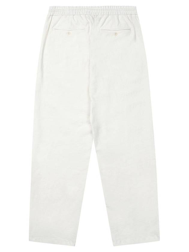 Men's Linen String Pants Ivory SWDQPLPA05IV - SOLEW - BALAAN 2