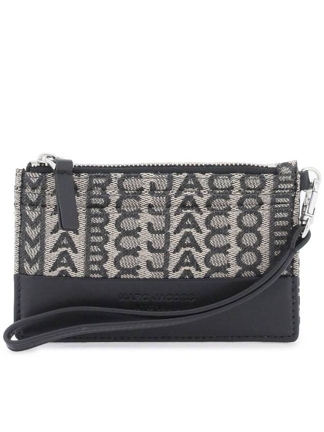 The Monogram Top Zip Wristlet Half Wallet Beige - MARC JACOBS - BALAAN 2