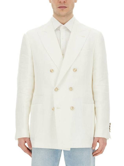 Jacket MS4987BBDE C8963 WHITE - BRUNELLO CUCINELLI - BALAAN 2