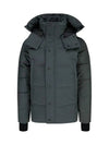 Wyndham Hooded Parka Graphite - CANADA GOOSE - BALAAN 3