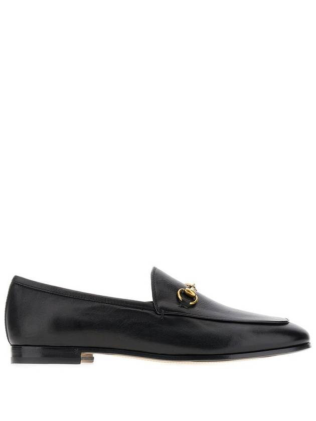 Women's Jordaan Horsebit Leather Loafers Black - GUCCI - BALAAN 2