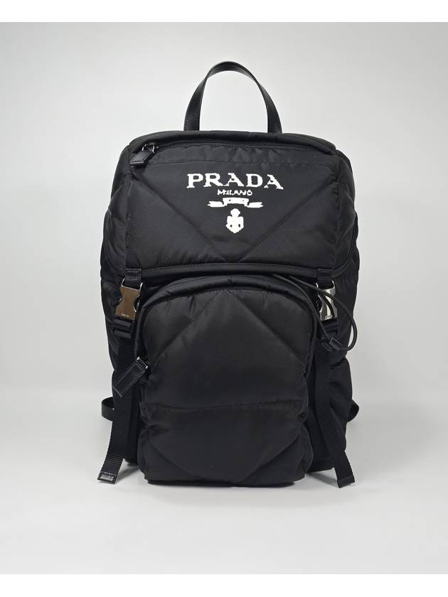 Quilted hooded nylon padded backpack - PRADA - BALAAN 2