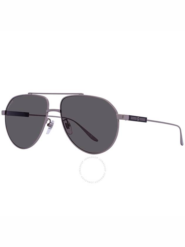 Eyewear Logo Aviator Sunglasses Silver - GUCCI - BALAAN 3