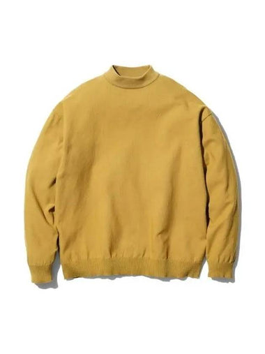 Co Pe Knit Pullover Knit Pullover Mustard KN 23AU002MD 271283 - SNOW PEAK - BALAAN 1