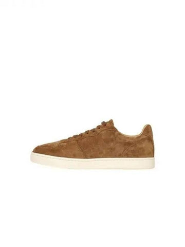 Men s Punching Toe Suede Sneakers Brown 271183 - BRUNELLO CUCINELLI - BALAAN 1