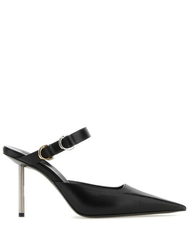 Women's Yoyou Leather Slingback Heel Black - GIVENCHY - BALAAN 2