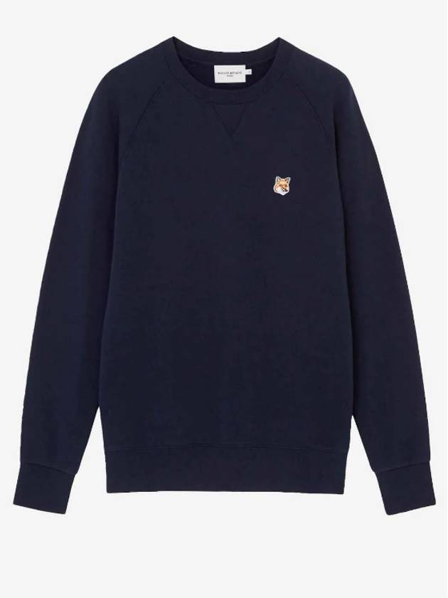 Fox Head Patch Classic Sweatshirt Navy - MAISON KITSUNE - BALAAN 5