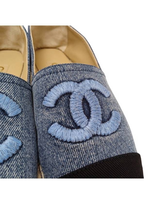 G29763 CC logo denim espadrille - CHANEL - BALAAN 7