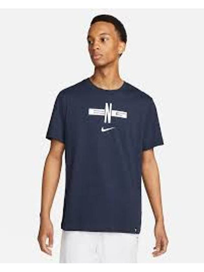 England Football Short Sleeve T-Shirt Navy - NIKE - BALAAN 2