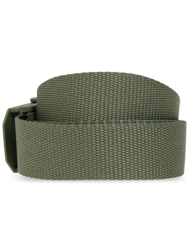 Stone Island Belt With Logo, Men's, Green - STONE ISLAND - BALAAN 3