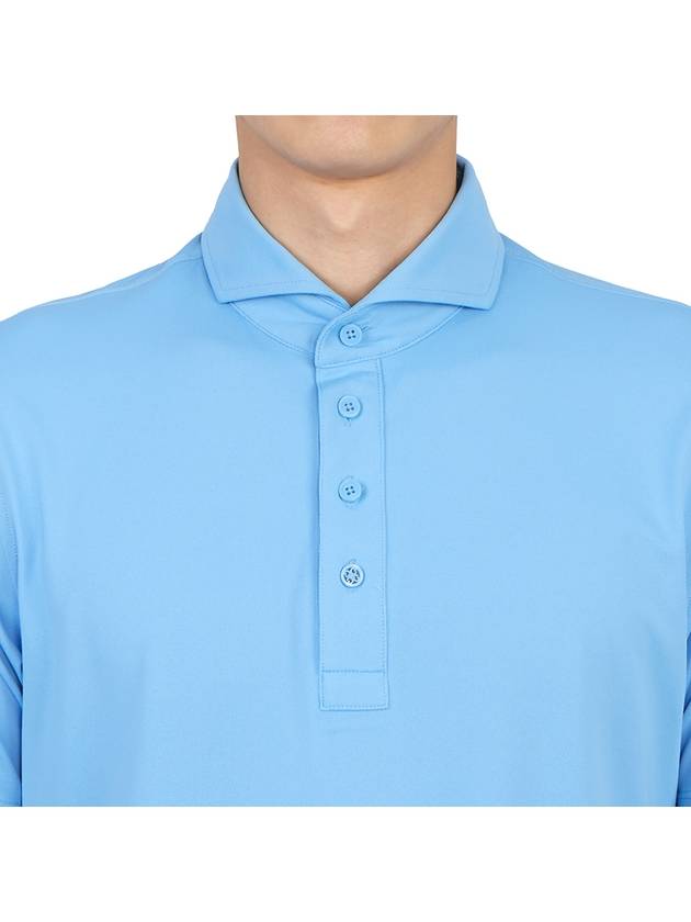 Golf Wear Men s Collar Short Sleeve T Shirt G4MS23K300 CIELO - G/FORE - BALAAN 7