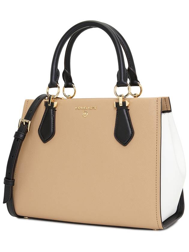 Marilyn Satchel Bag 30R3G6AS2T BLACK CAMEL - MICHAEL KORS - BALAAN 2