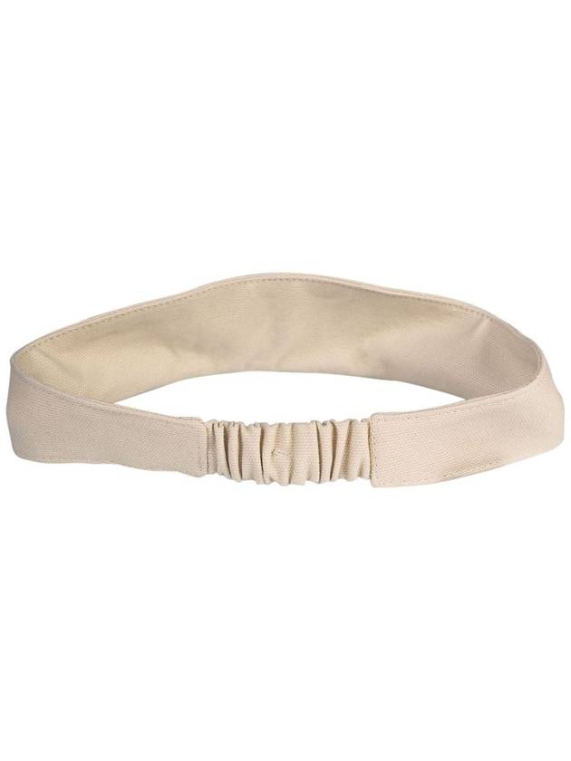 Embroidered Logo Visor Cap Ivory - ISABEL MARANT - BALAAN 3