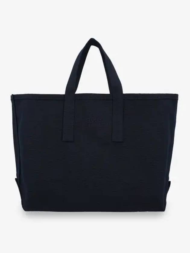 Embroidered Logo Tote Bag Darkest Navy SMALLTOTESN737DARKESTNAVY - STUDIO NICHOLSON - BALAAN 1