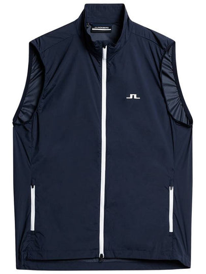 Men's Ash Light Packable Vest Navy - J.LINDEBERG - BALAAN 2