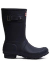 Original Matte Short Rain Boots Navy - HUNTER - BALAAN 3