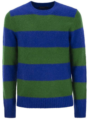 Striped jersey with suede patches - POLO RALPH LAUREN - BALAAN 1