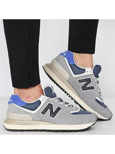 574 Legacy Low Top Sneakers Blue Grey - NEW BALANCE - BALAAN 2