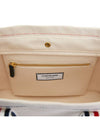 Double Face Cotton Small Tool Tote Bag Off White - THOM BROWNE - BALAAN 10