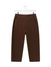 High Waist Straight Pants Brown - LEMAIRE - BALAAN 2