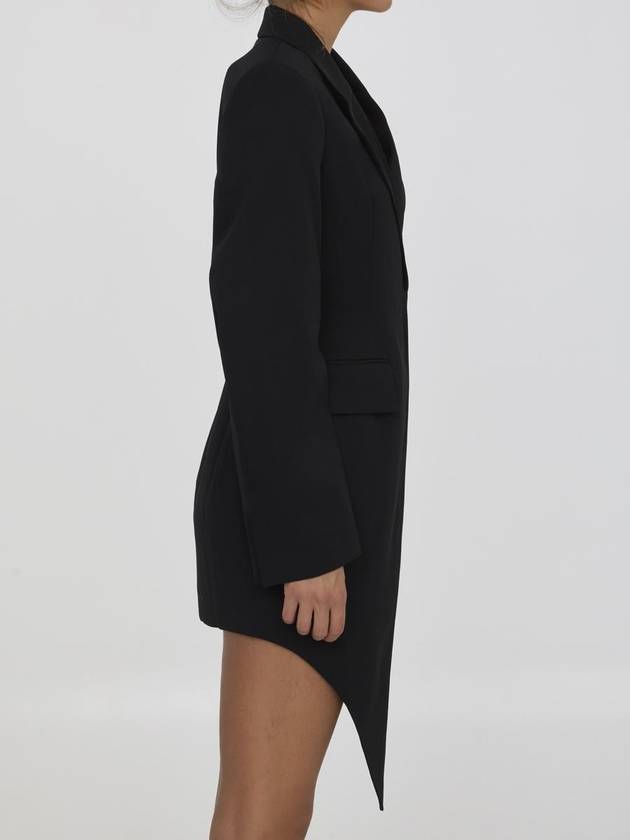 Asymmetric Minidress Blazer In Wool - ALEXANDER WANG - BALAAN 3