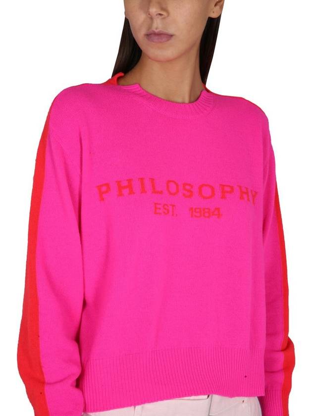 Philosophy Di Lorenzo Serafini Jersey With Logo Embroidery - PHILOSOPHY DI LORENZO SERAFINI - BALAAN 4