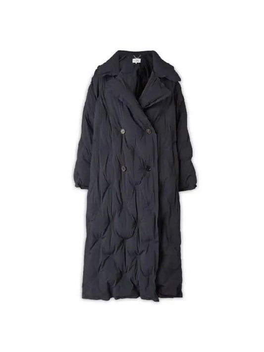 Recycled Nylon Padded Coat Black - MAISON MARGIELA - BALAAN 2