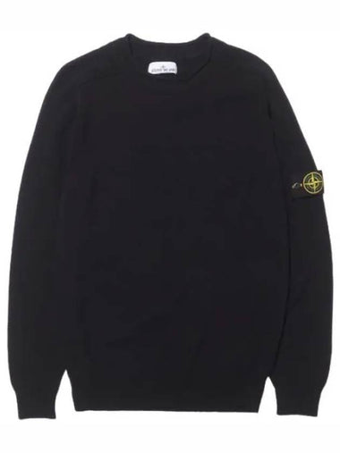 badge crew neck knit - STONE ISLAND - BALAAN 1