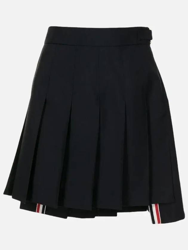 School Uniform Pleated Skirt Navy - THOM BROWNE - BALAAN 3