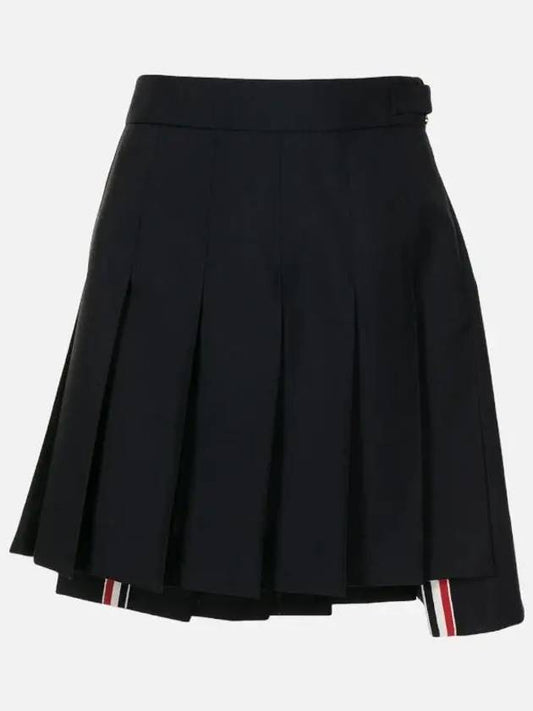 School Uniform Pleated Skirt Navy - THOM BROWNE - BALAAN 2