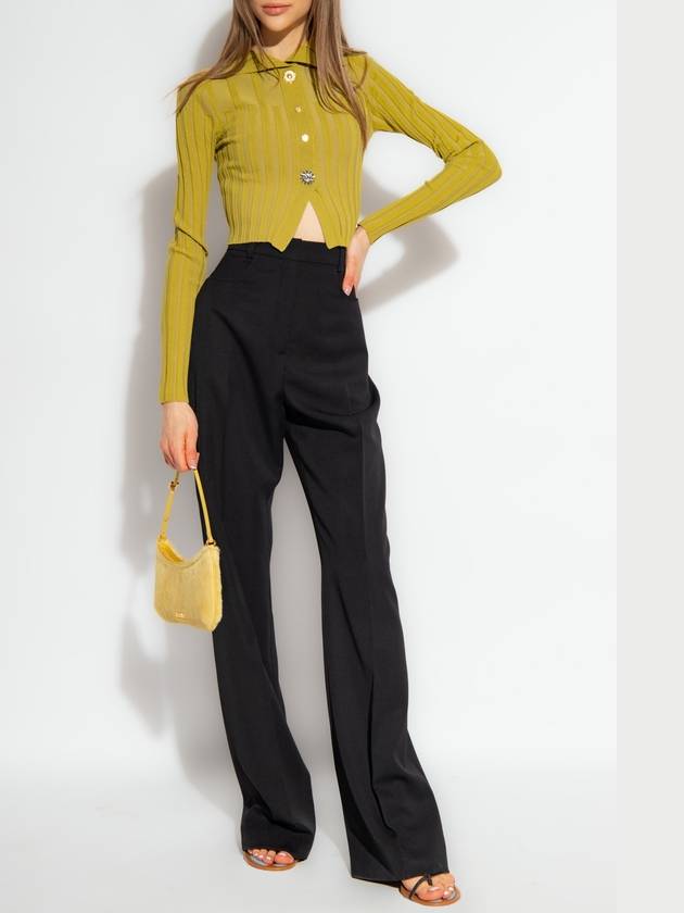 Le Pantalon Sauge High Waisted Pants Black - JACQUEMUS - BALAAN 3