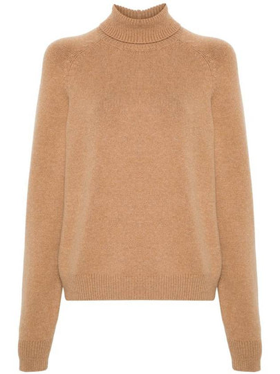 Pullover Cashmere Turtleneck Beige - FENDI - BALAAN 2