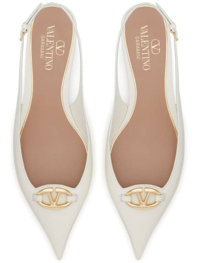 Valentino Garavani Flat shoes White - VALENTINO - BALAAN 3