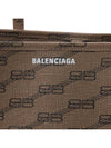 Signature Large East West Monogram Canvas Tote Bag Beige - BALENCIAGA - BALAAN 8