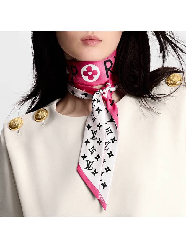 Monogram Infinity BB Scarf Pink - LOUIS VUITTON - BALAAN 5